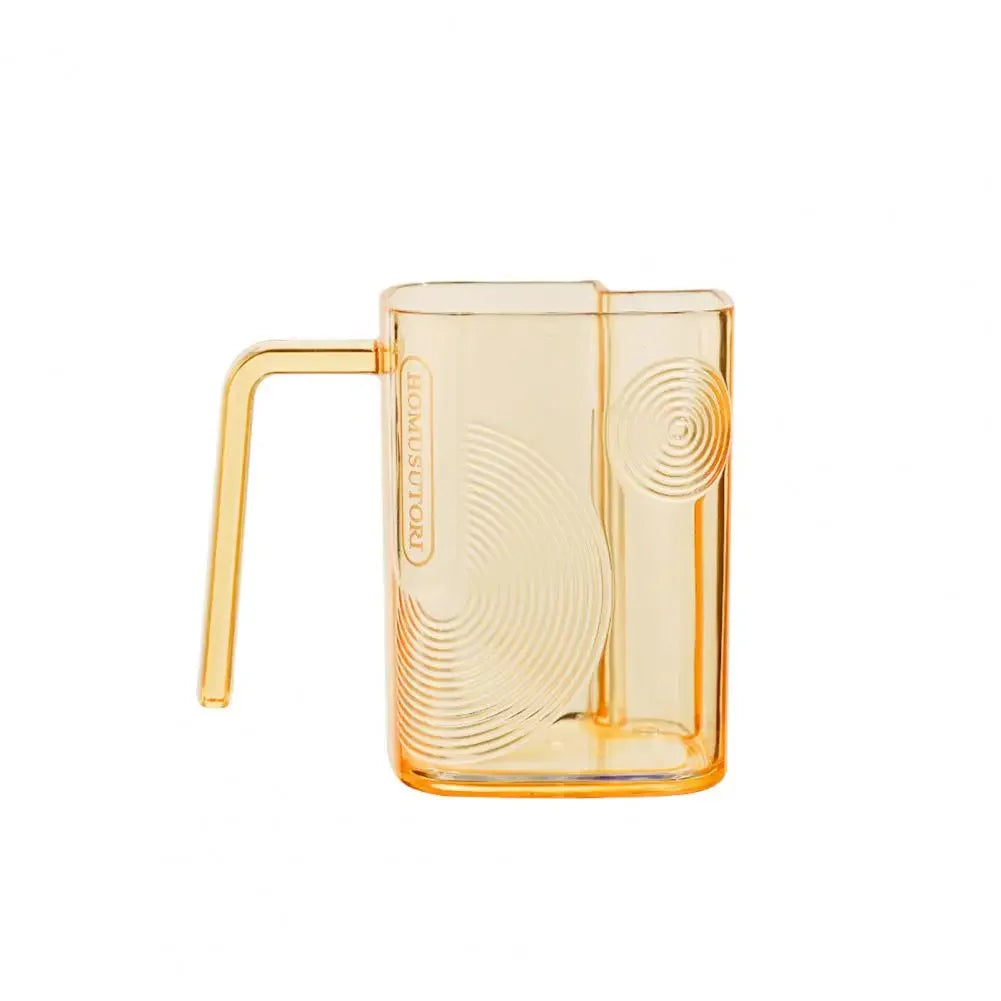 Transparent Mouthwash & Toothbrush Cup | Modern Bathroom Cup