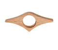 Solid Wood Book Presser Reading Press Page Finger Ring One Hand