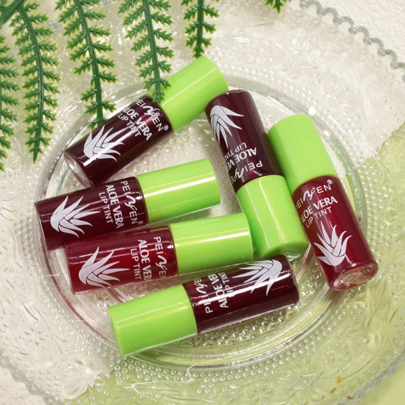 6-Pack Aloe Vera Tinted Lip Oil Set – Hydrating Lip Glaze
