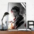 Attack on Titan Eren Yeager Anime Poster – Waterproof Wall Sticker