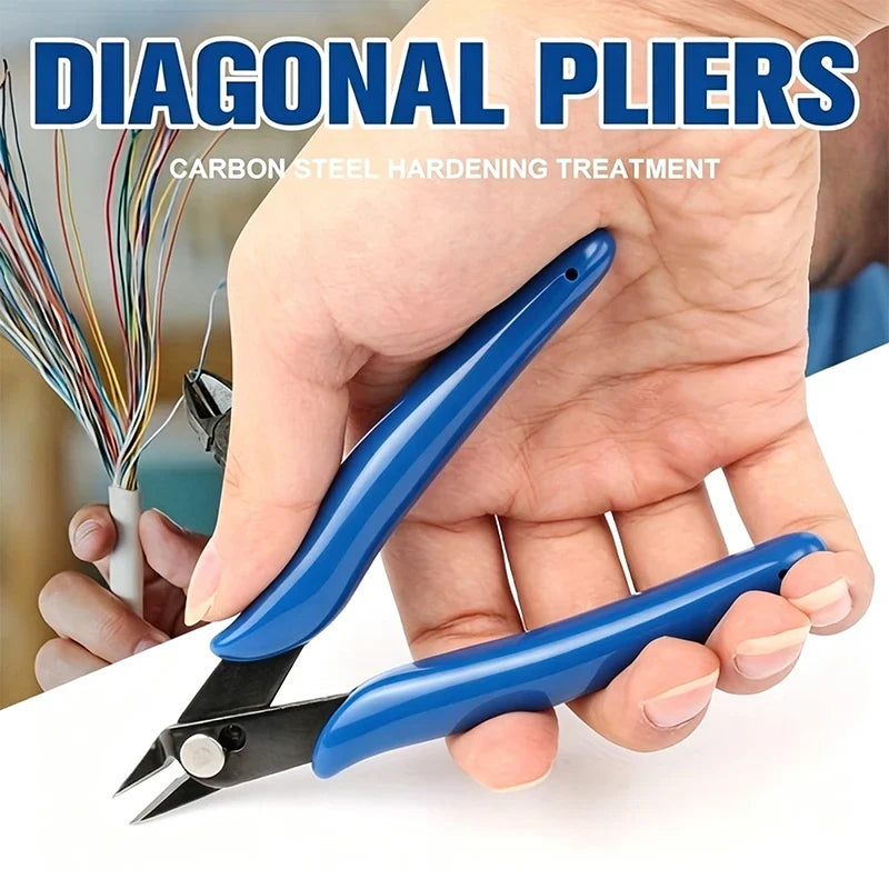 Diagonal Pliers Carbon Steel Electrical Wire Cable Cutters Cutting