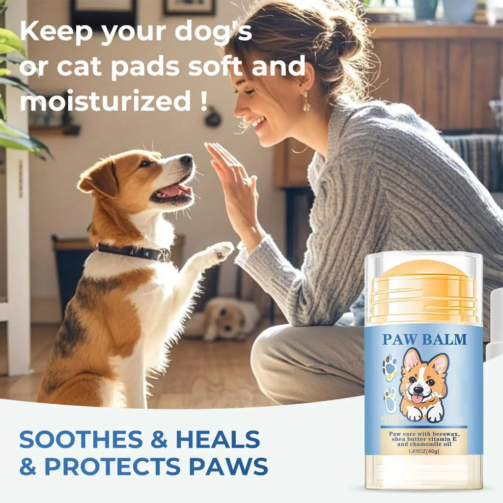 Dog & Cat Paw Balm 40g – Natural Moisturizing Wax Cream