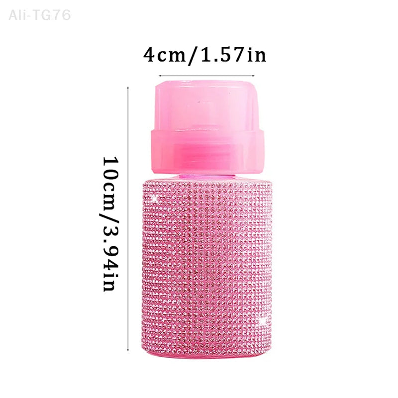 Diamond Press Pump Refillable Bottle | Nail Polish Remover Tool