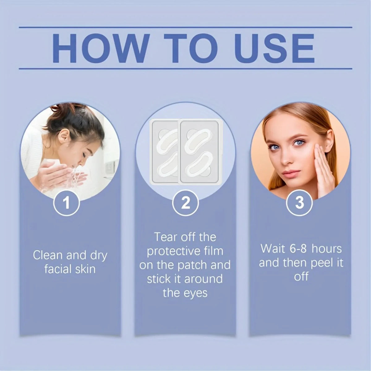 Hyaluronic Acid & Retinol Microneedle Eye Mask – Deep Hydration