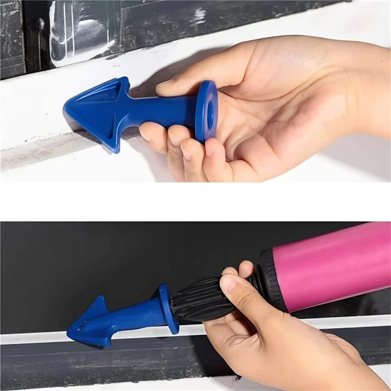 3-Piece Silicone Caulking Nozzle Kit (6.5R, 10R, 13R) Reusable