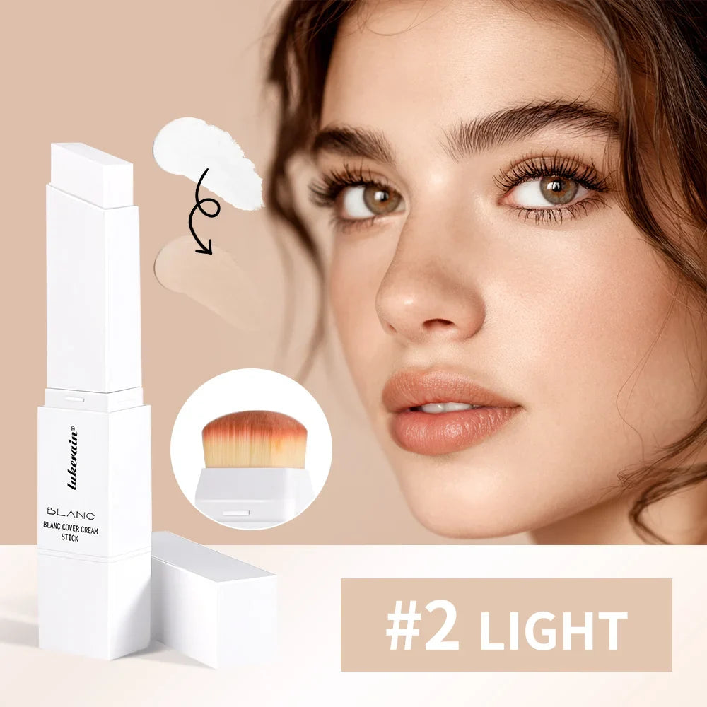 Color-Adapting Foundation Stick with Built-In Brush | Full Coverage