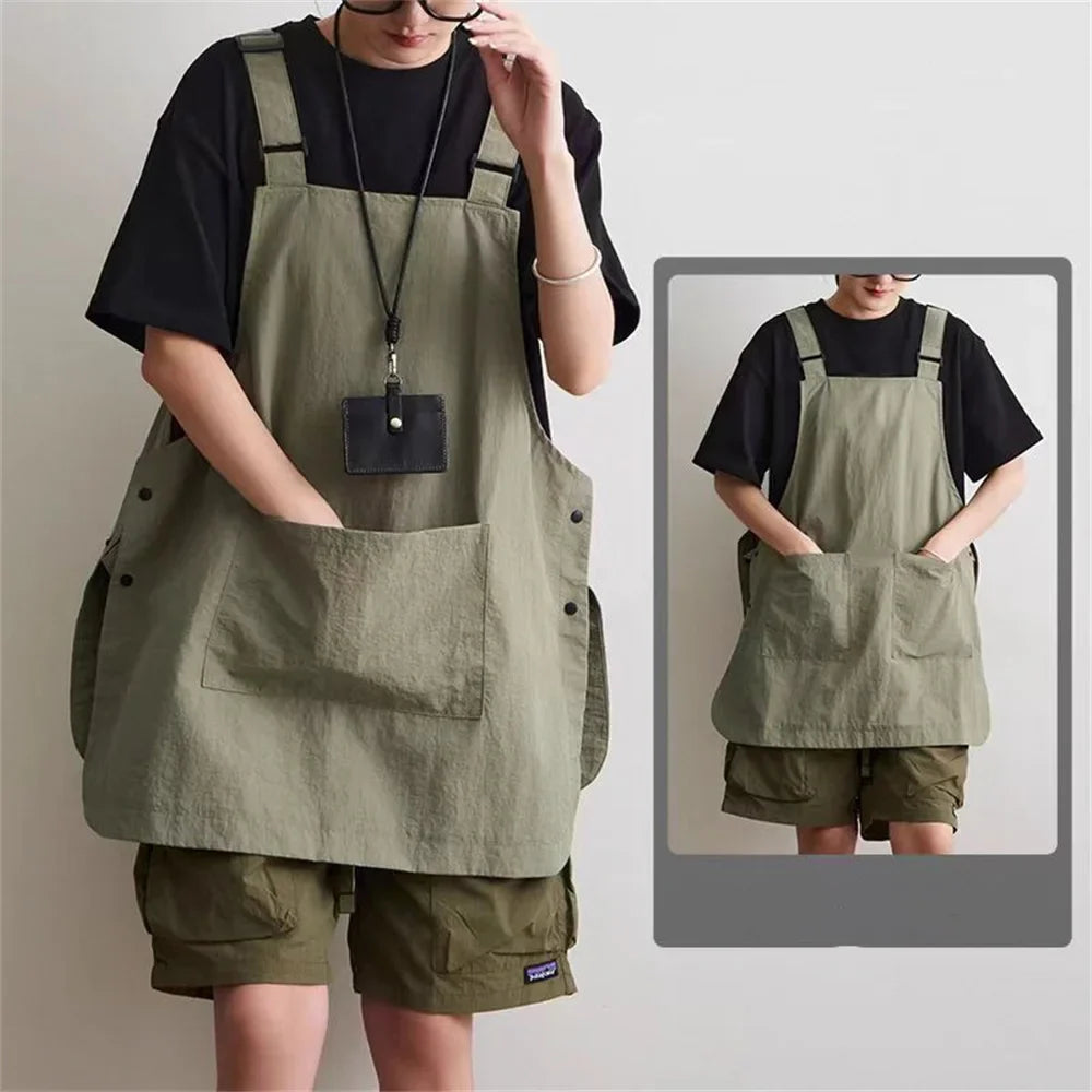 Japanese Waterproof Outdoor Barber Coffee Shop Catering Workwear