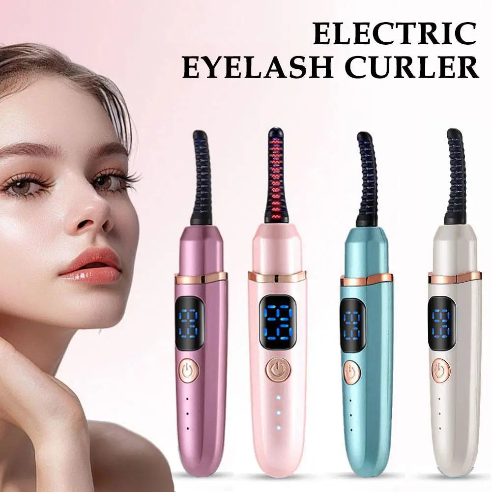 Heated Electric Eyelash Curler – 3-Temp USB-C Rechargeable