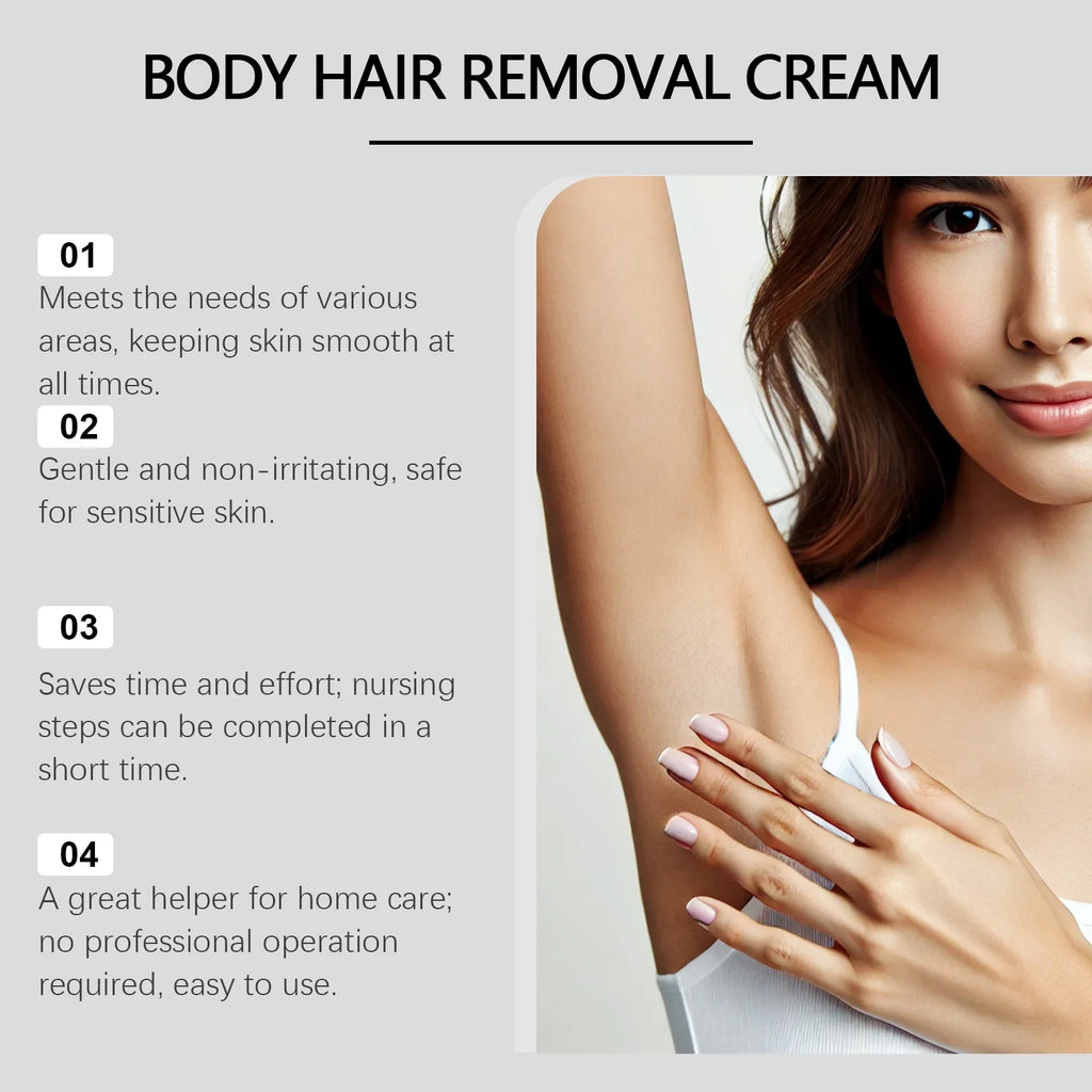 Hoygi Painless Hair Removal Cream – Legs, Arms & Bikini