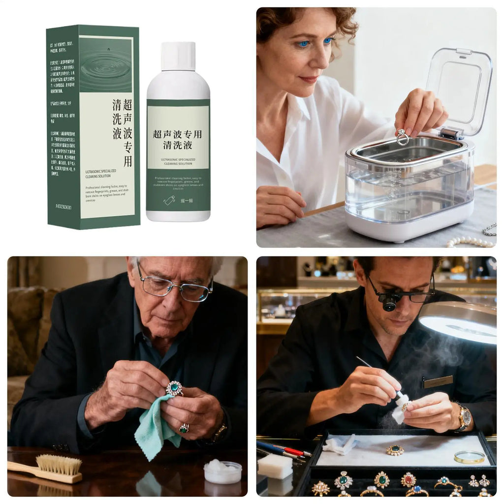 Ultrasonic Jewelry Cleaner Solution – Concentrated Formula