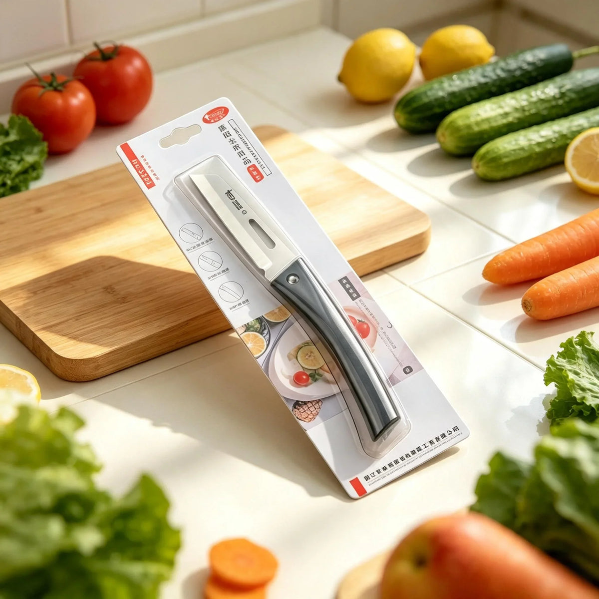 Stainless Steel Folding Fruit Knife – Portable Peeling Knife