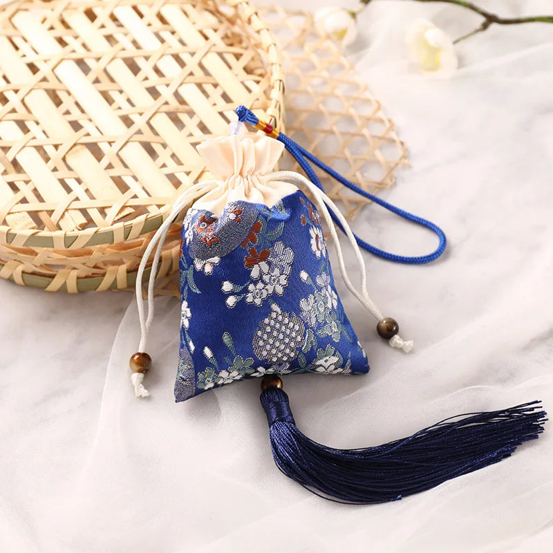 2025 Sachet Mugwort Bag Cloth Brocade Embroidery Car Hanging Purse
