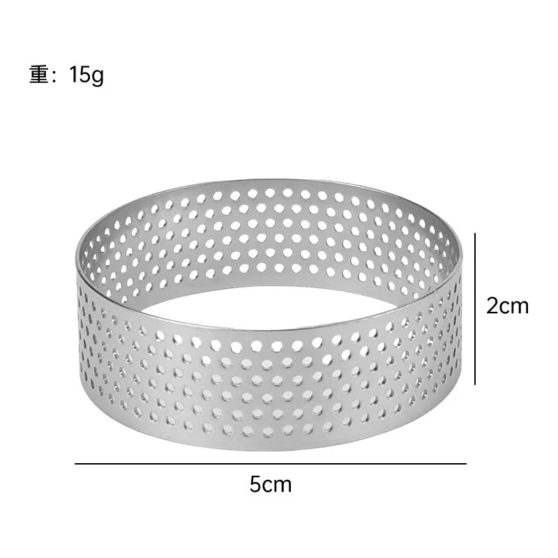 Stainless Steel Cake Ring Mold | Food-Grade Baking Ring