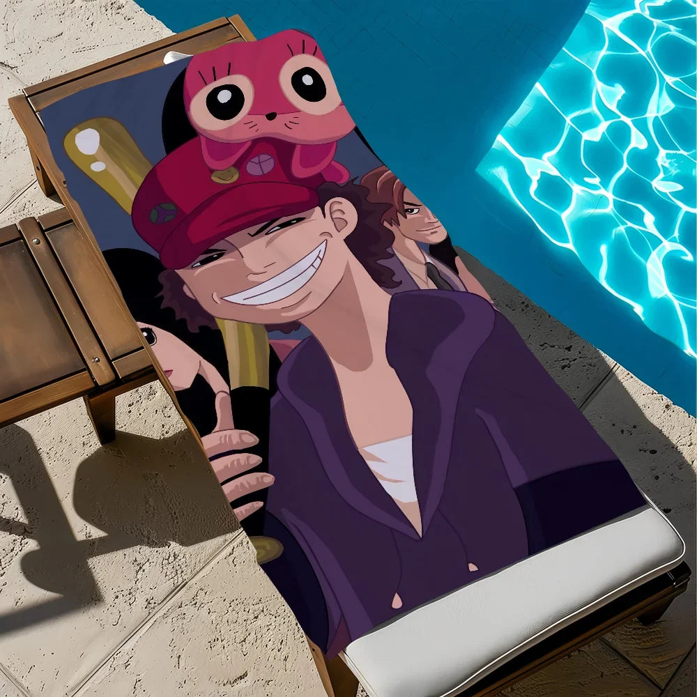Anime Quick-Dry Beach Towel | Soft Pool Towel for Travel & Gym