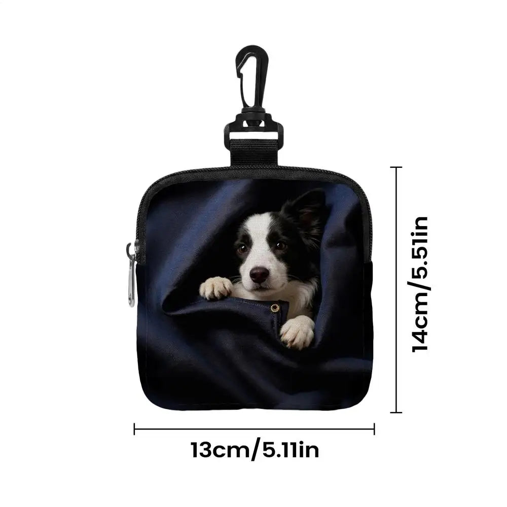 Portable Dog Supports Pouch Training Carrier Belt Clip Puppy Food
