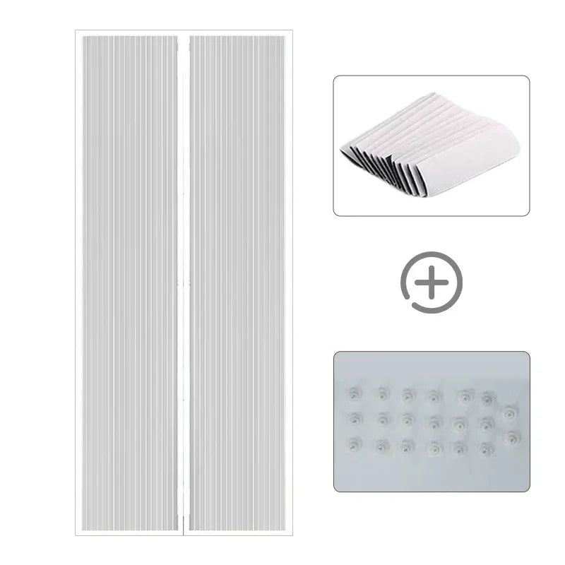 Magnetic Mosquito Net Door Curtain – DIY Self-Adhesive Screen