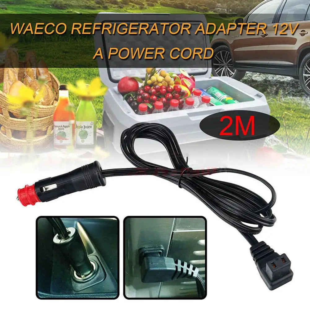 18AWG Car Refrigerator Power Cord Plug Cigarette Lighter Adapter