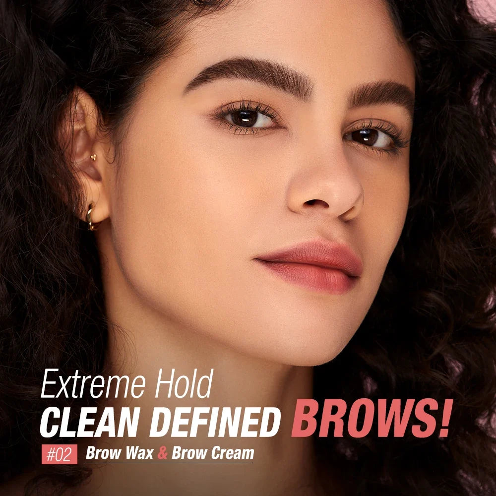O.TWO.O 2-in-1 Eyebrow Pomade & Brow Gel Wax – Waterproof