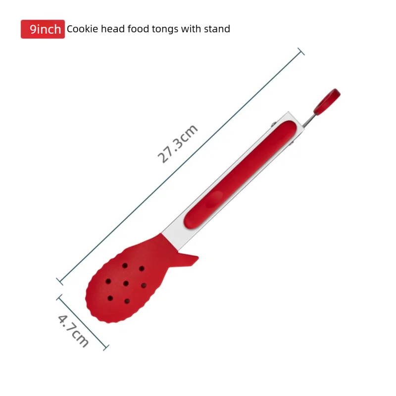Heavy Duty Silicone Food Tongs – Heat Resistant BBQ Kitchen