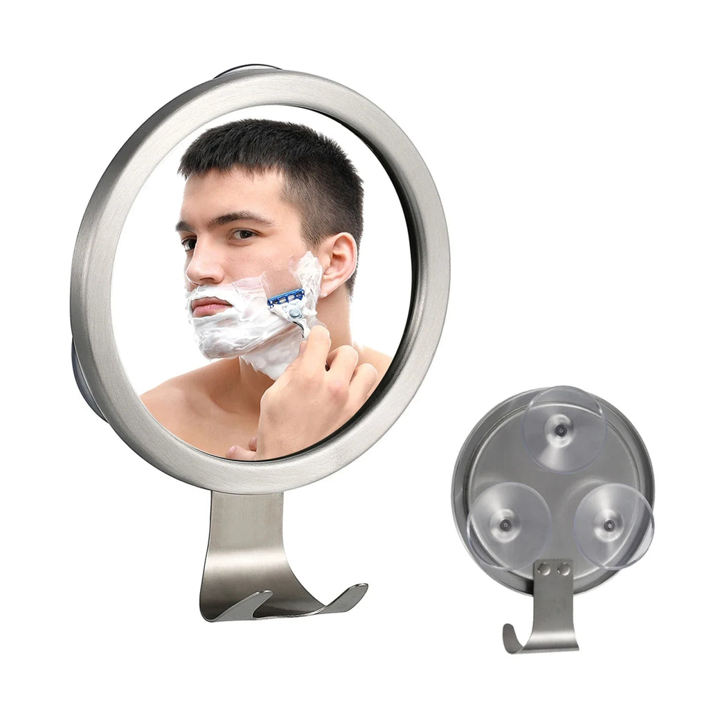 Fogless Shower Mirror – Anti-Fog Suction Cup Shaving Mirror