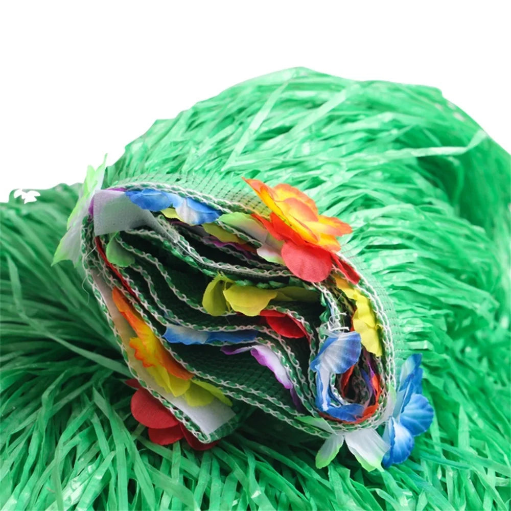 100X60CM Tropical Luau Grass Table Skirt Party Tiki Hawaii Theme