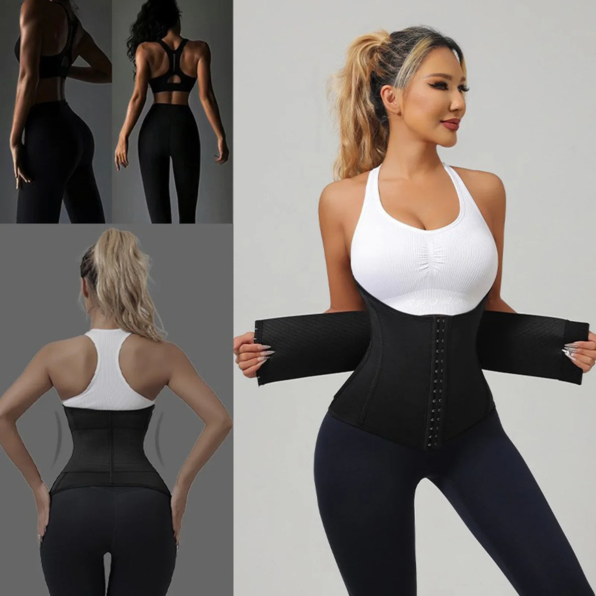 Sports Waist Support Belt – Breathable Adjustable Gym Fitness