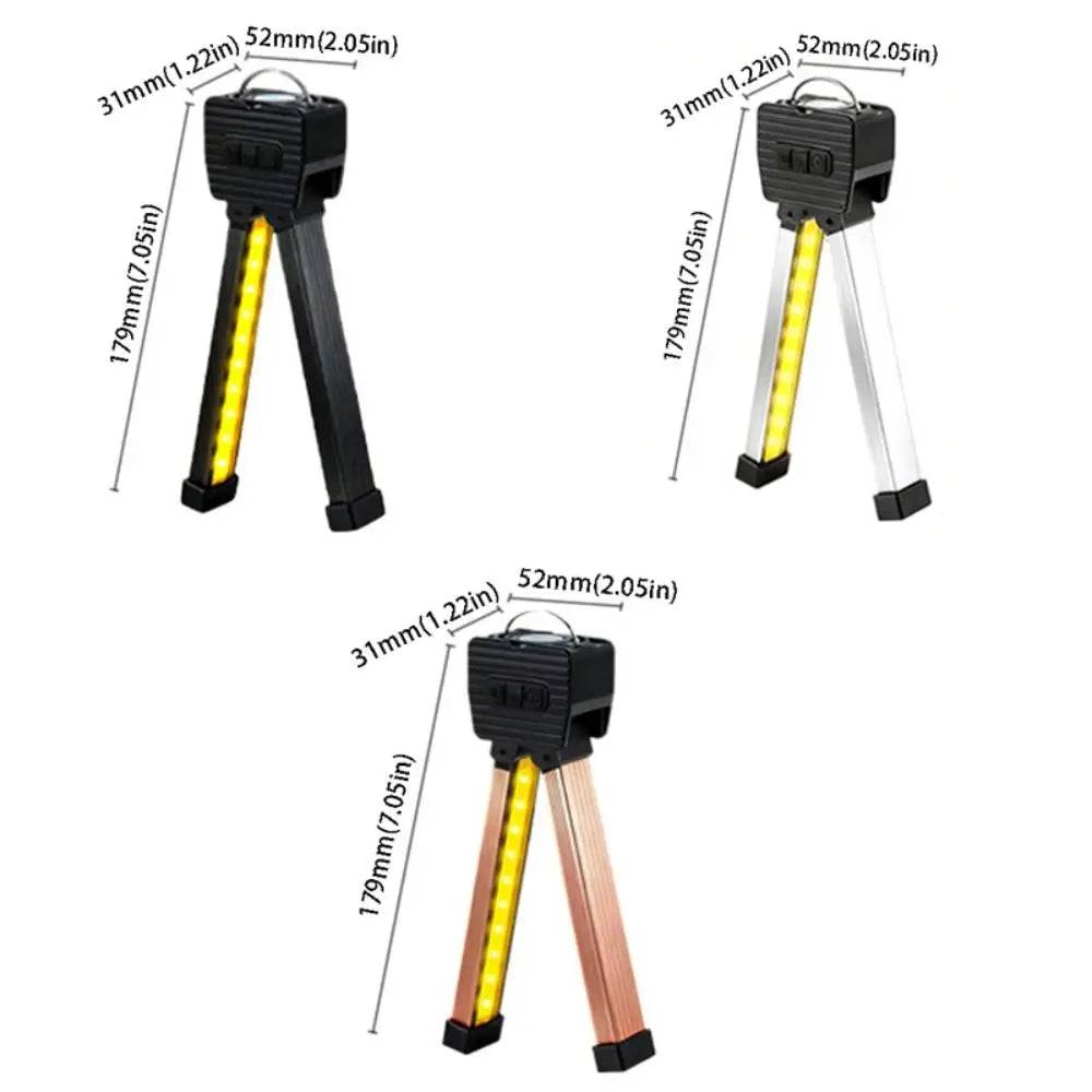 Rechargeable Foldable LED Work Light – Magnetic & Dimmable