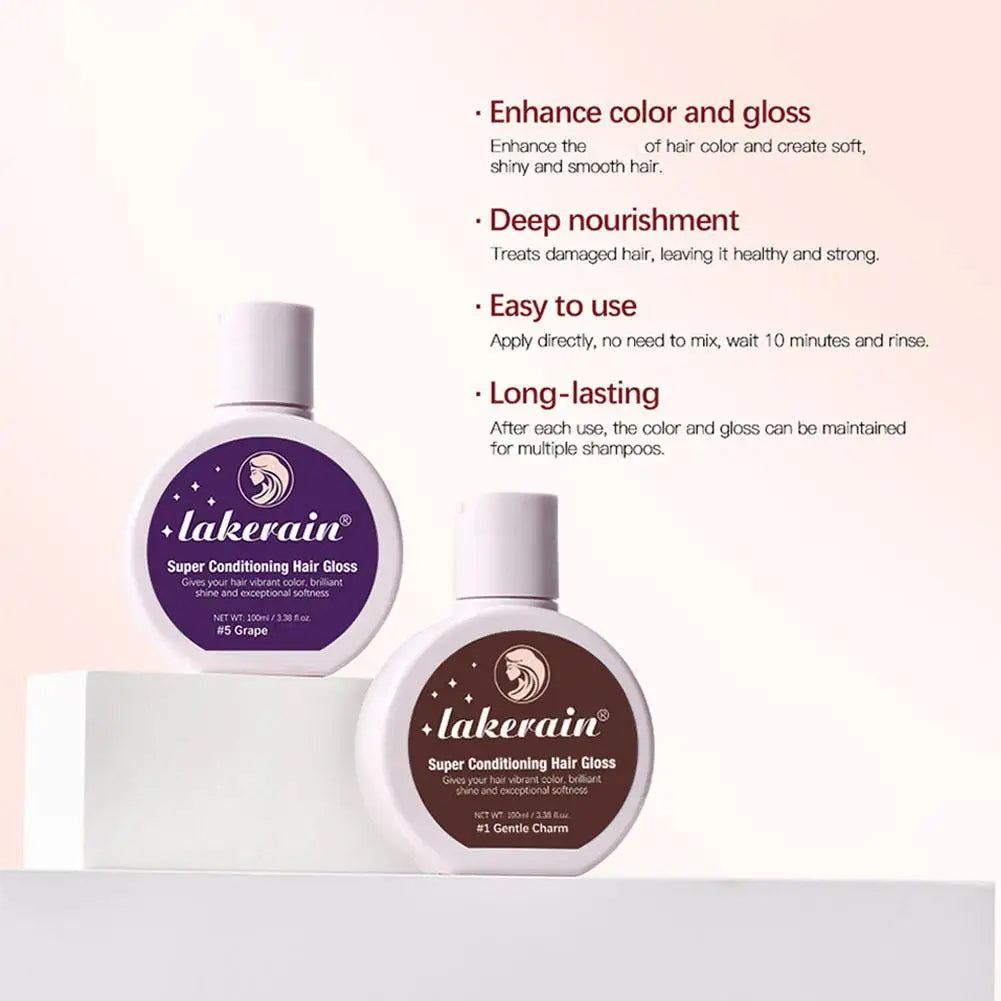 Hair Gloss Glaze Conditioner – Shine & Moisture for Brown Hair