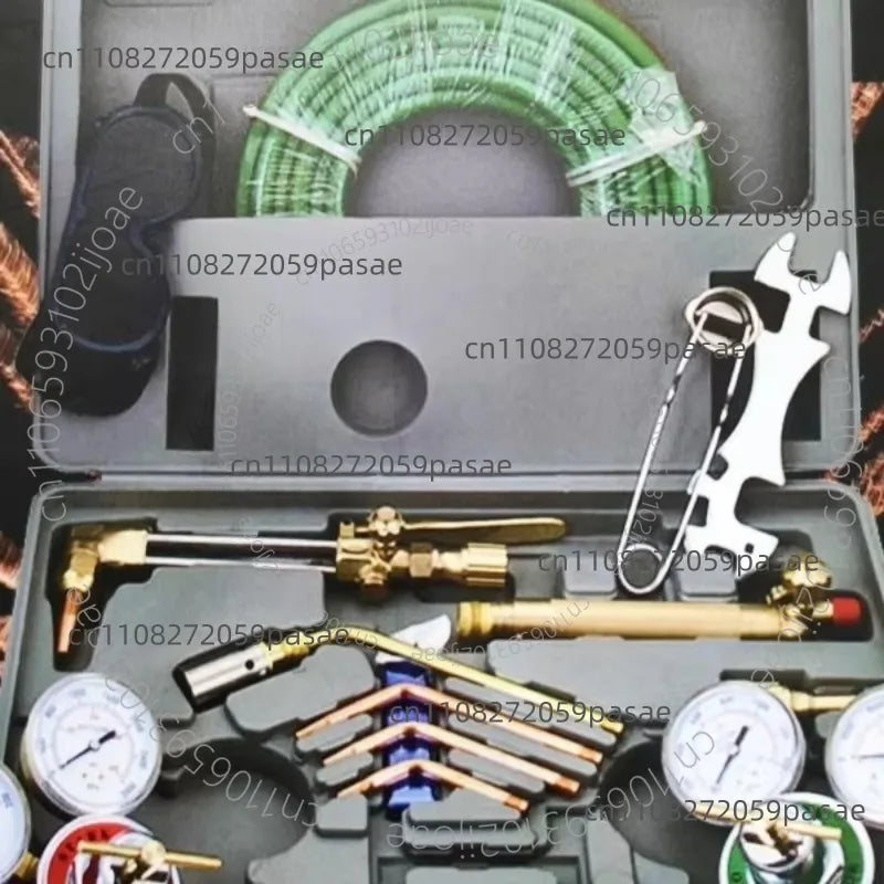 Professional Oxy-Acetylene Welding & Cutting Torch Kit with Case