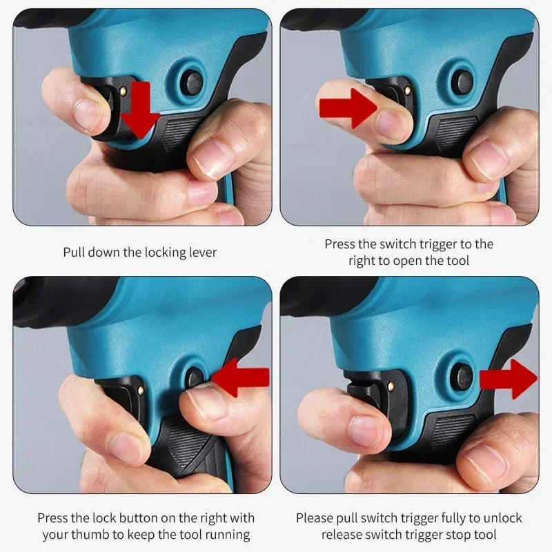 18V Cordless Heat Gun LED Display – Shrink Wrap & Soldering