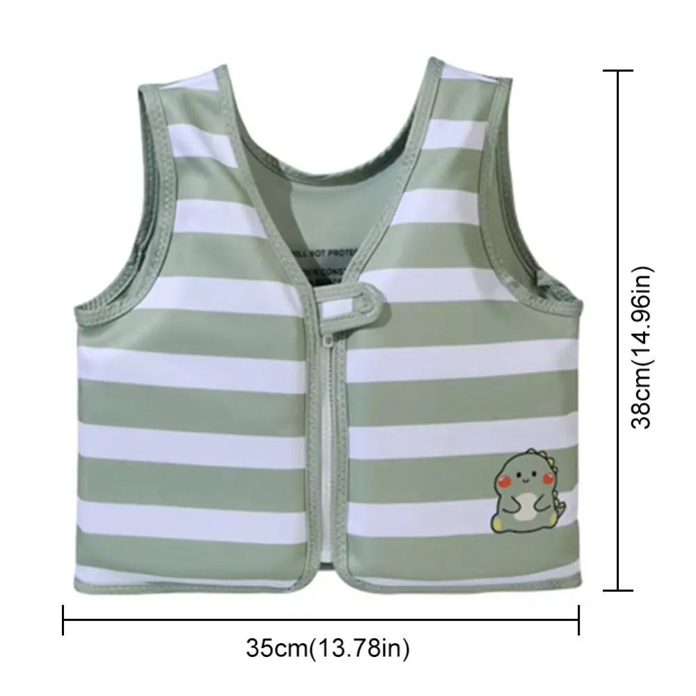 Kids Buoyancy Swim Vest | Cartoon Inflation-Free Float Jacket