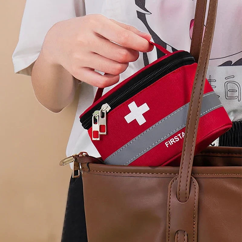 Portable First Aid Travel Medicine Medication Storage Bag