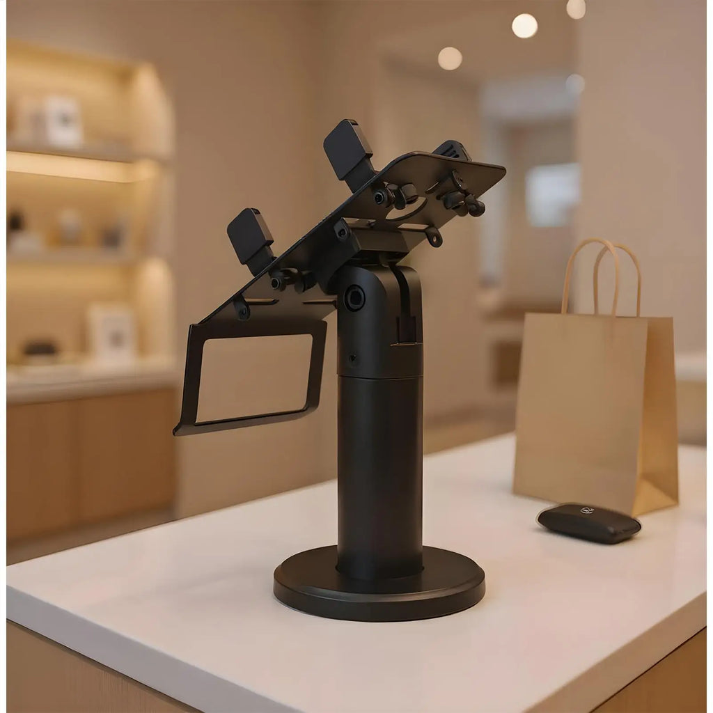 360° Rotating POS Stand – Adjustable Card Reader Bracket
