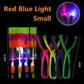 LED Arrow Rocket Helicopter Toy – Rubber Band Launcher, Party Fun