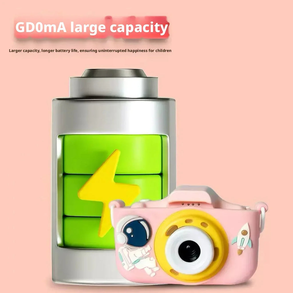Kids HD Dual-Lens Digital Camera | 1080P Video, 128GB SD Card