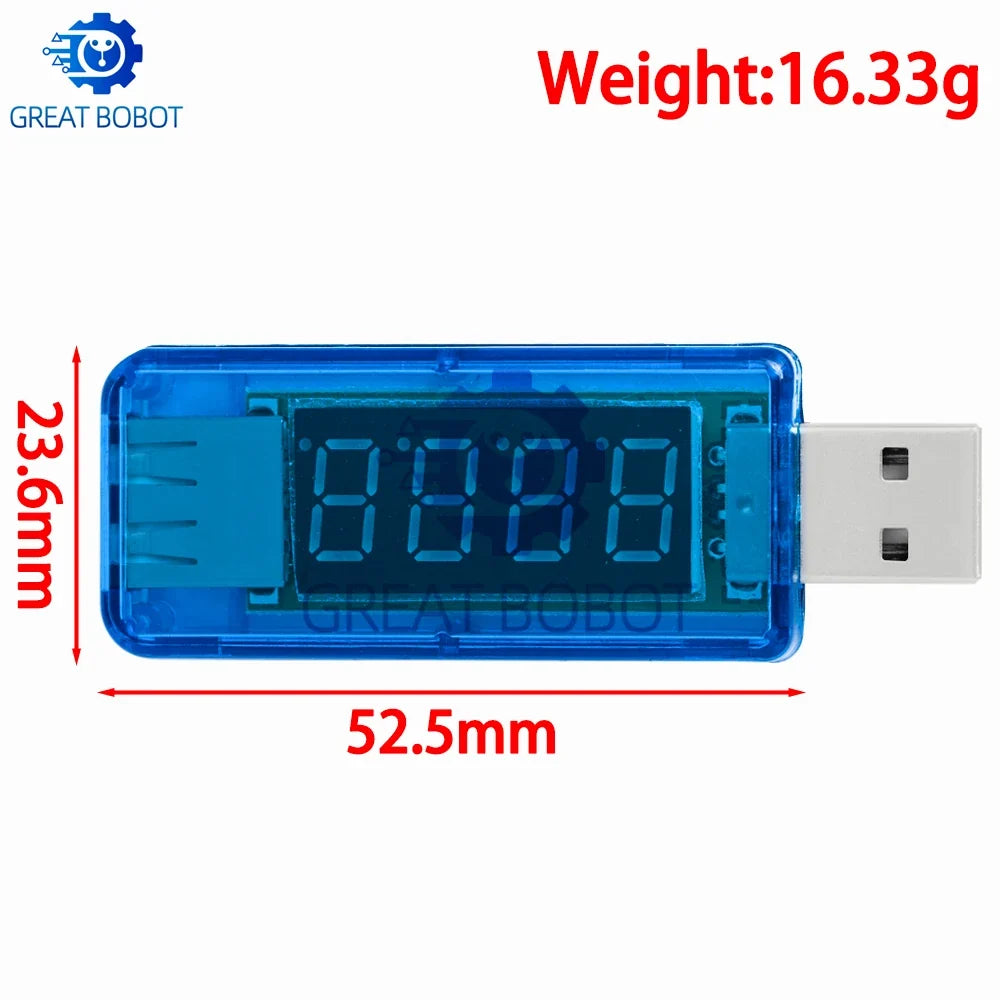 Mini USB Power Tester – Digital Voltmeter & Ammeter
