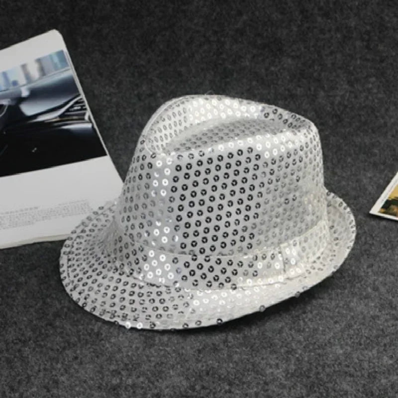 Sequin Top Hat – Jazz, Hip Hop & Dance Party Hat Kids & Adults