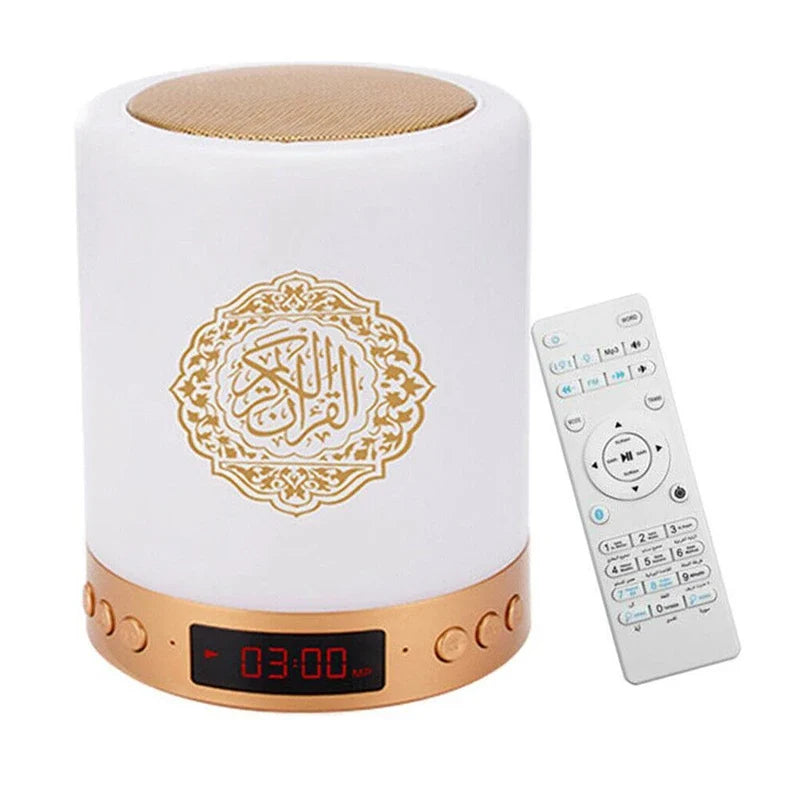 Islamic Quran Azan Clock Bluetooth Speaker & Night Light