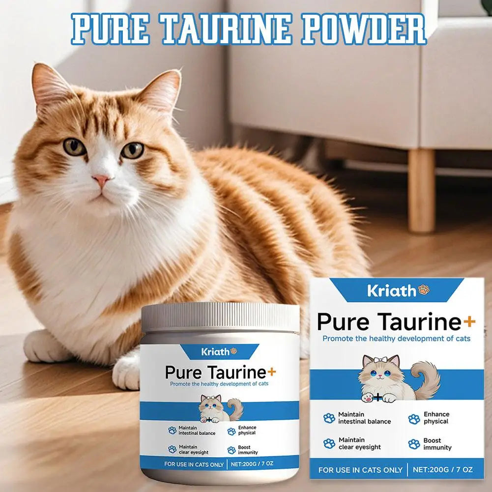 Taurine Powder Cats Gentle Formula Supports Heart Vision Overall