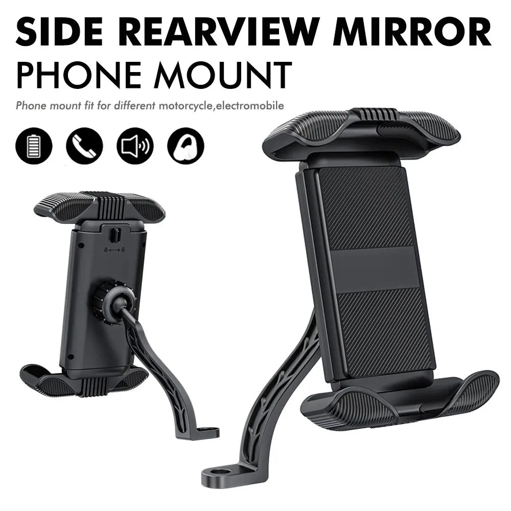 360° Bike & Motorcycle Phone Mount Handlebar Holder 4–7"