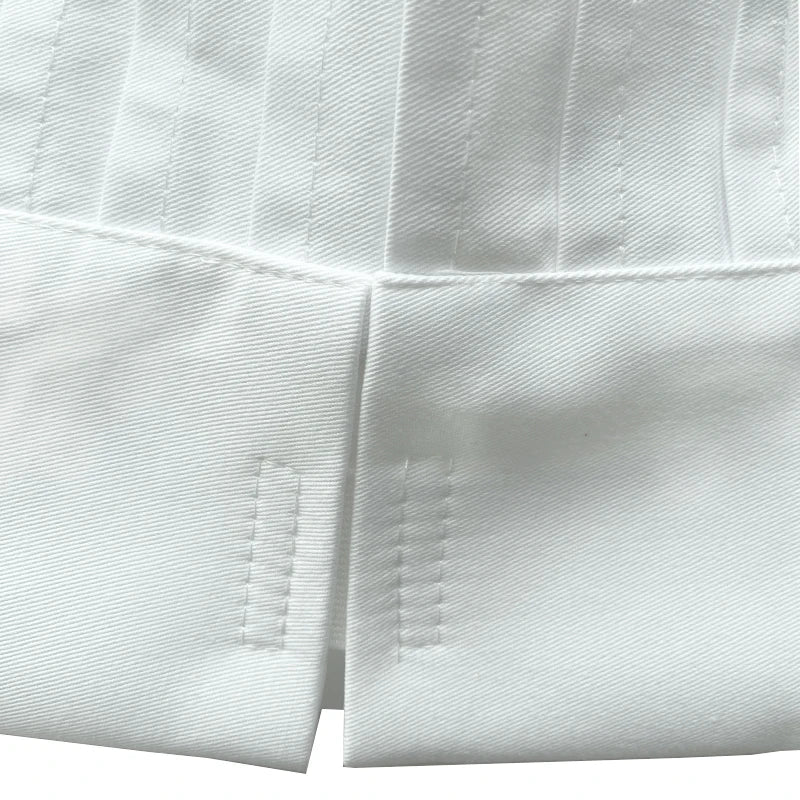 White Cotton Chef Hat – Adjustable Kitchen Cooking Cap