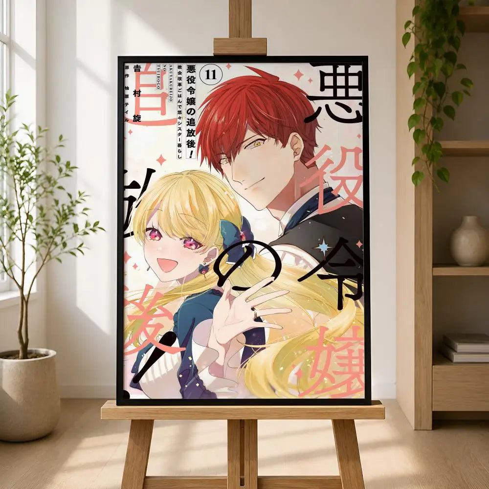 Reijou no Tsuihougo Anime Poster – Waterproof Self-Adhesive Art