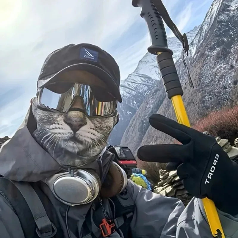 3D Cat Cycling Balaclava – Full Face Neck Sun Shield Helmet Liner