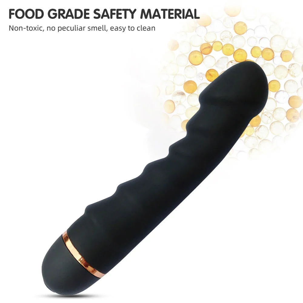 20 Modes Vibrator Soft Silicone Dildo Realistic Penis Strong Motor