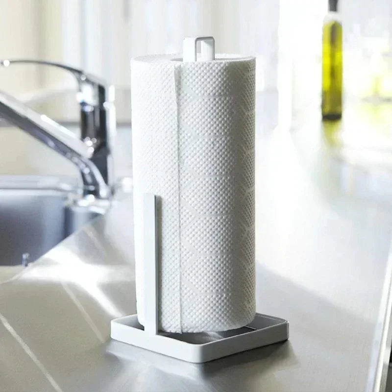 Stainless Steel Paper Towel Holder – Kitchen & Bathroom Stand