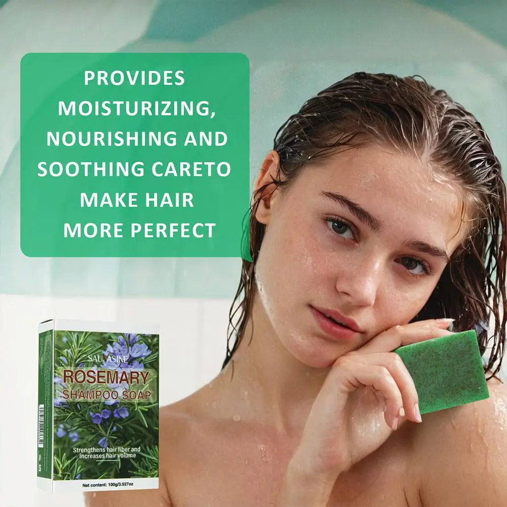Rosemary Shampoo Bar – Organic Solid Shampoo for Hair Growth