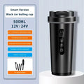 500ml Car Electric Kettle | 316 Steel 12V/24V Heating Travel Mug
