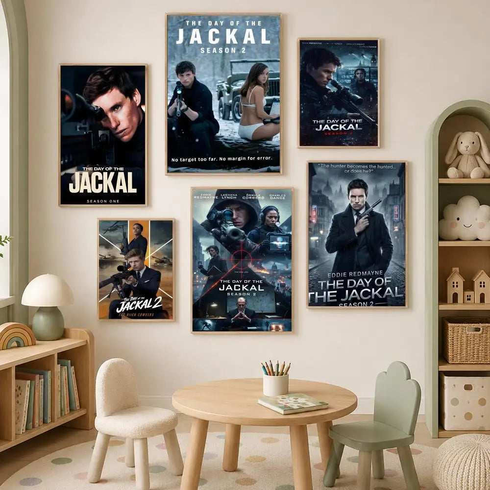Day of the Jackal TV Poster – Self-Stick HD Waterproof Wall Art