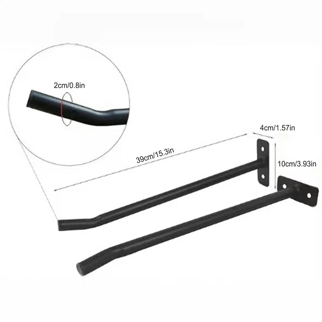 Exercise Ball Wall Mount Holder Pack of 2 – Home Gym Storage