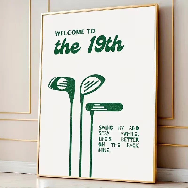 "Welcome To The 19th" Quote Canvas Wall Art Print | Decor